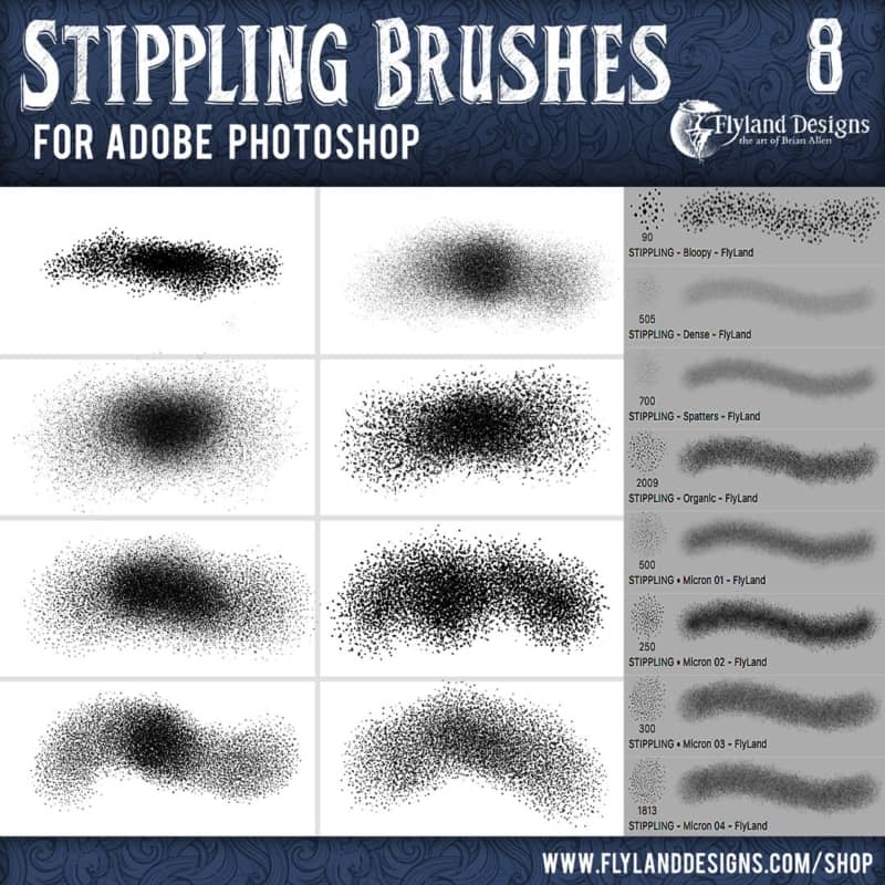 Images of custom photoshop brush