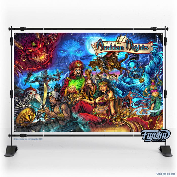 ARB 『INFINITELY』ポスター Tales of the Arabian Nights Vinyl Banner - Flyland Designs