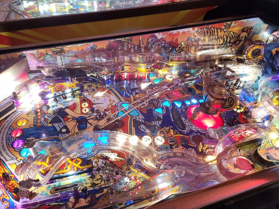 Tales of the Arabian Nights Side Art Blades for Pinball Machines