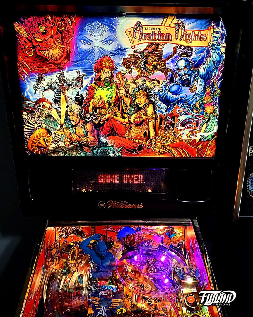 Tales of the Arabian Nights Alternate Translite - Flyland Designs