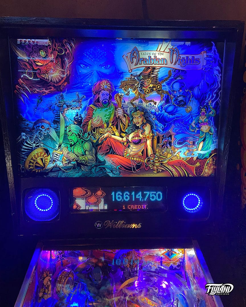 Tales of the Arabian Nights Alternate Acrylic Backglass (Limited