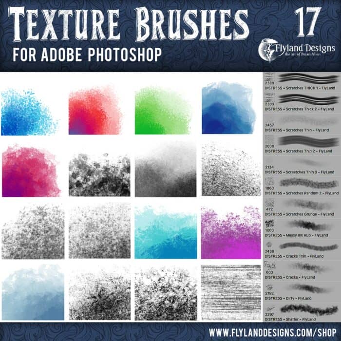 Images of custom photoshop brush