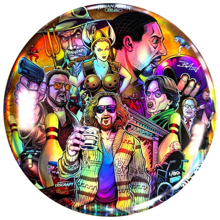#1 signed and numbered Disc Golf Disc by Brian Allen