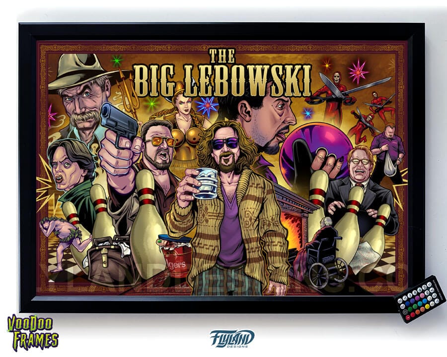 The Big Lebowski Tribute Translite + Voodoo Frame Bundle (does not