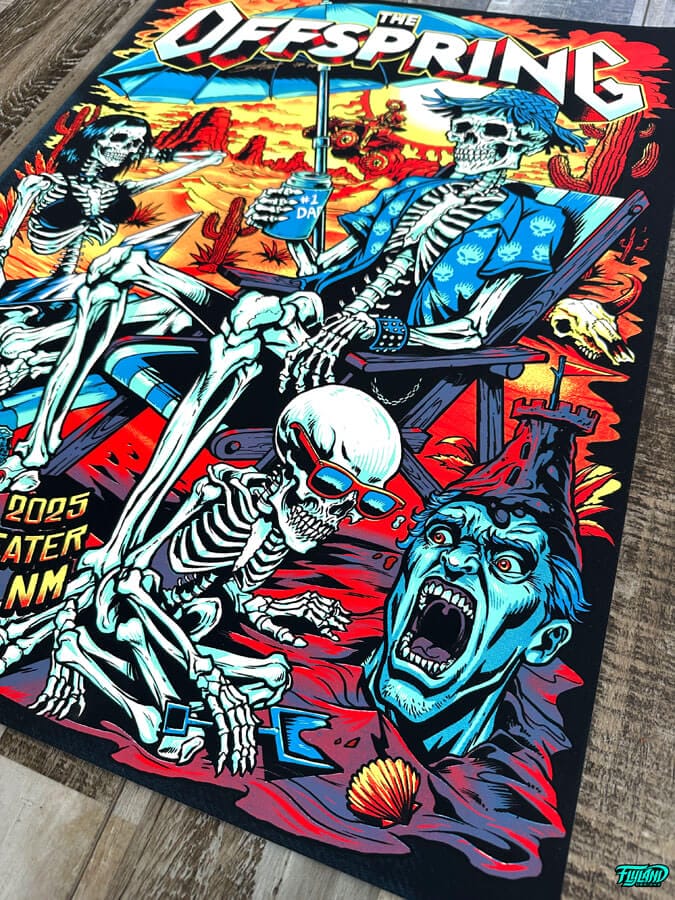 The Offspring Albuquerque NM 2025 STANDARD EDITION Gig Poster