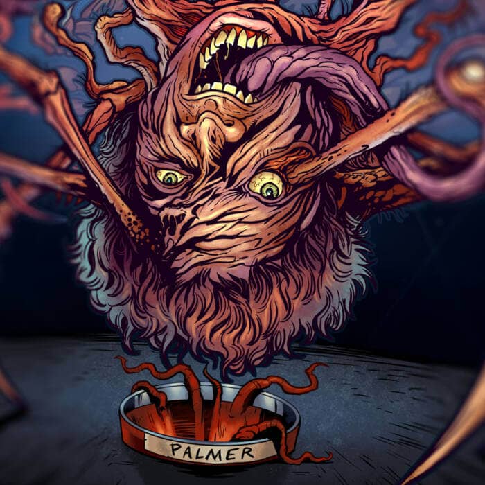 Illustration of various monstrous creatures from John Carpenter's The Thing movie