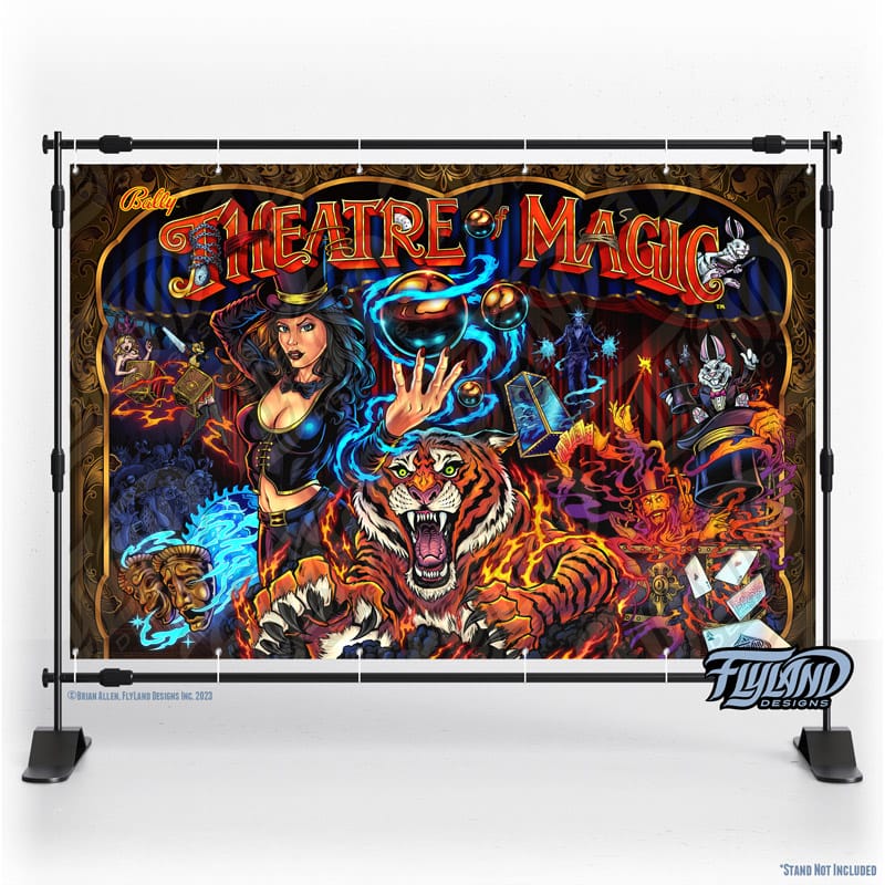 Theatre of Magic Vinyl Banner - Flyland Designs, Freelance
