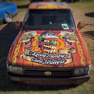 Tiki Truck Wrap