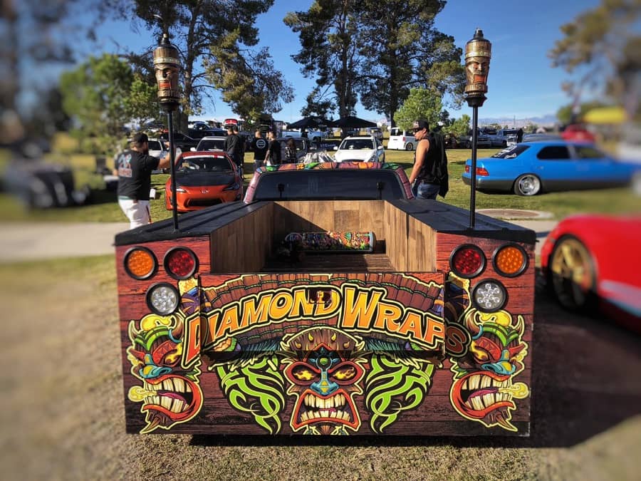 Tiki Truck Wrap