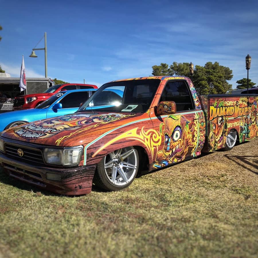 Tiki Truck Wrap