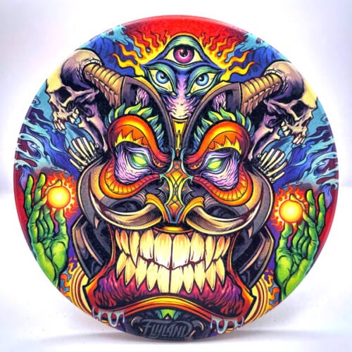 Krampus Coaster / Disc Golf Marker - Flyland Designs