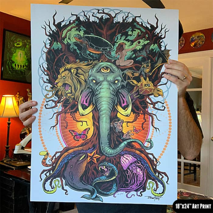 Large Art Print Artwork by Brian