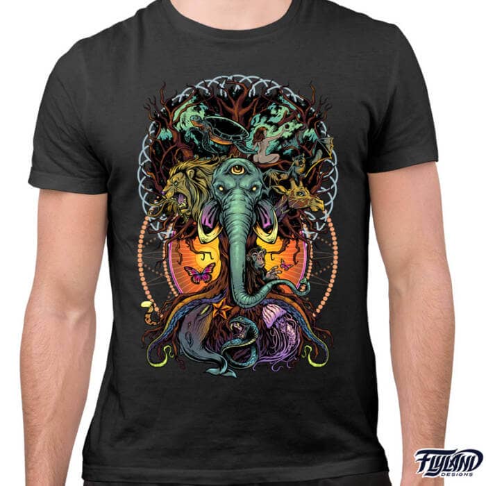 Tree of Life T-Shirt Artwork by Brian Allen