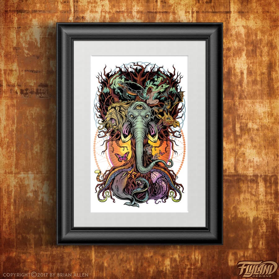 Tree of Life Art Print - Flyland Designs, Freelance Illustration
