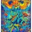 Illustration of undersea monster drawn for Umphrey's McGee Summer 2025 Foil Poster
