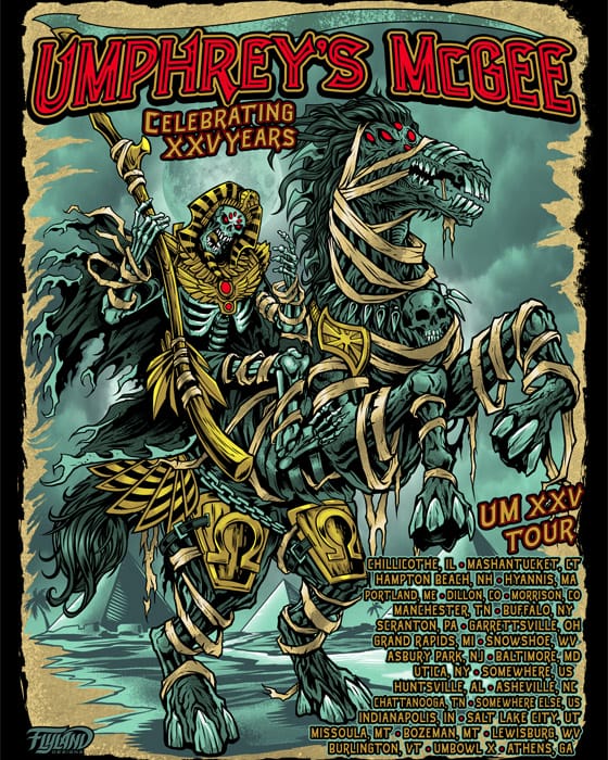 Umphrey's McGee Summer Tour 2023 Limited Edition Foil Artist