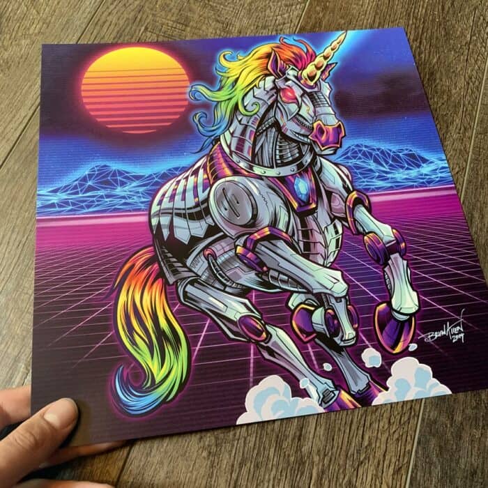 Unicorn Art Print - Image 2