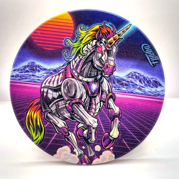 Unicorn Coaster / Disc Golf Marker - Flyland Designs, Freelance
