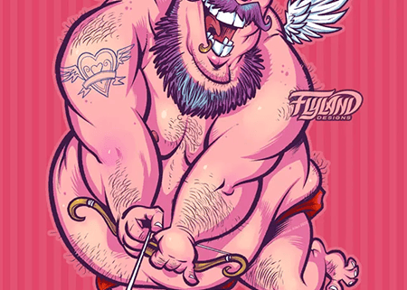 a second large cupid man