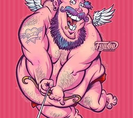 a second large cupid man