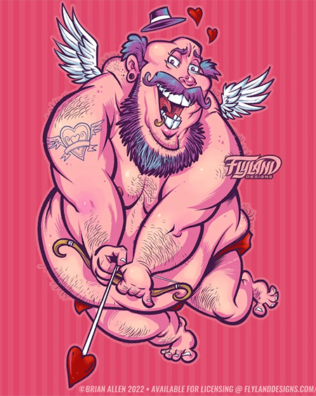 a second large cupid man