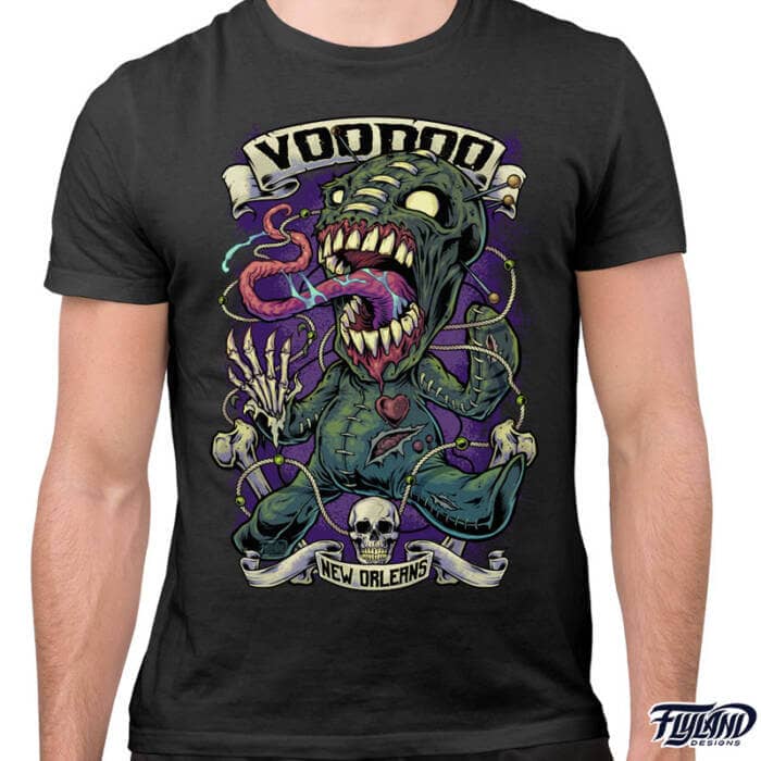 Voodoo Doll T-Shirt Artwork by Brian Allen