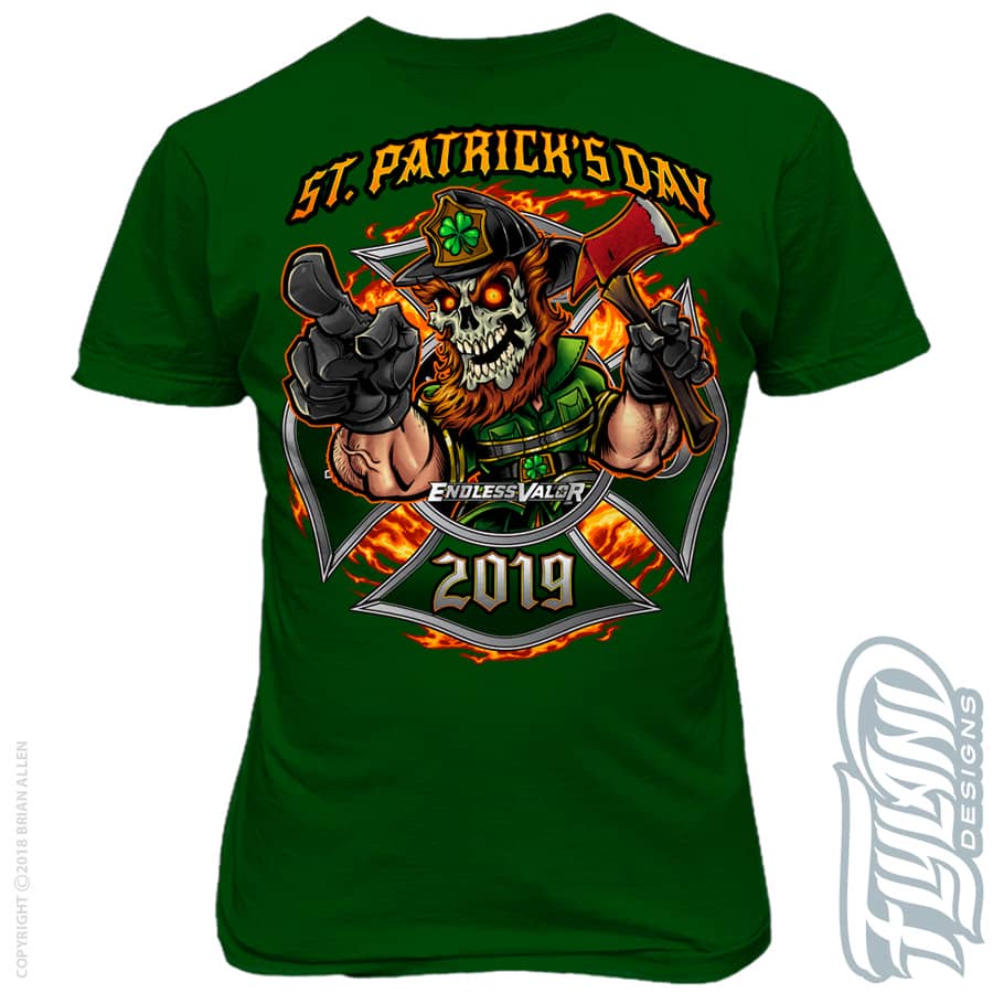 St Patricks Day Firefighter 2019