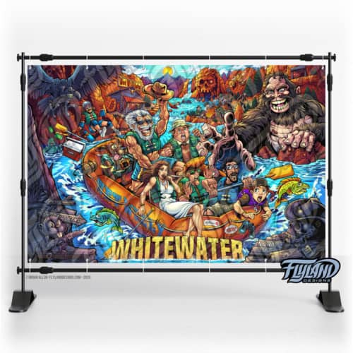 Alternate pinball artwork of Wil