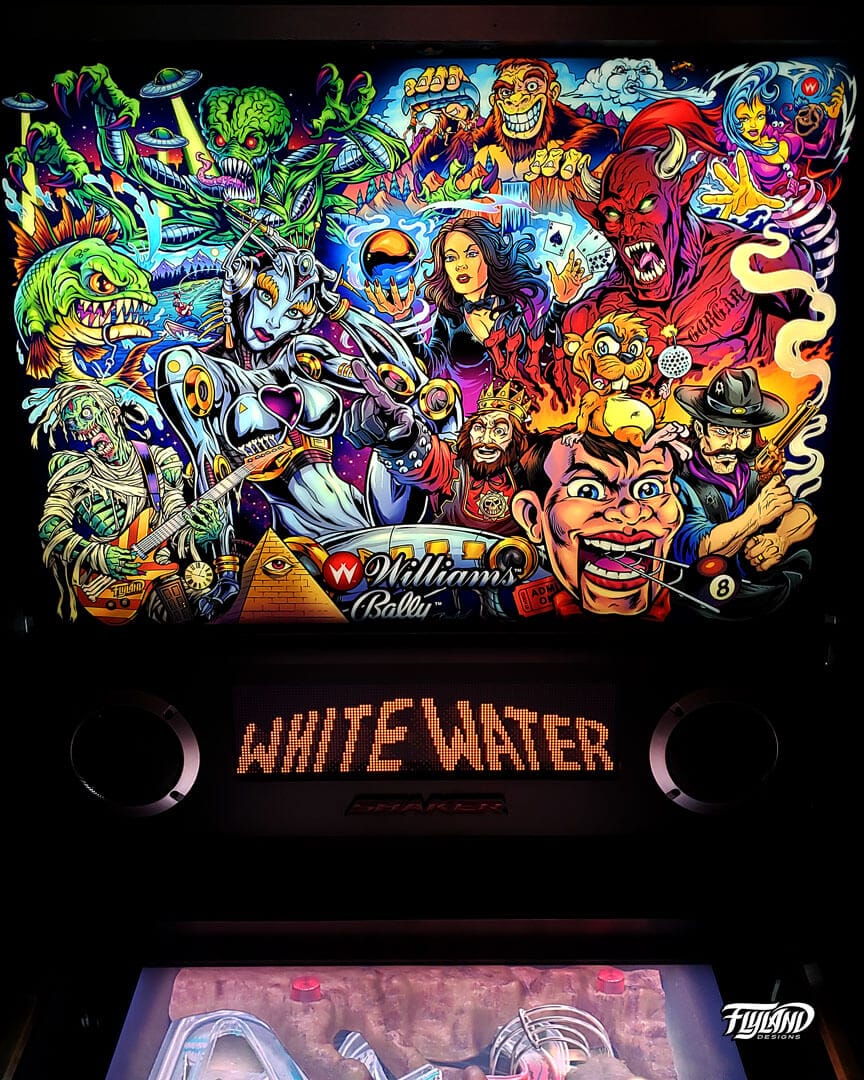 Williams Pinball Mashup Translite - Flyland Designs, Freelance