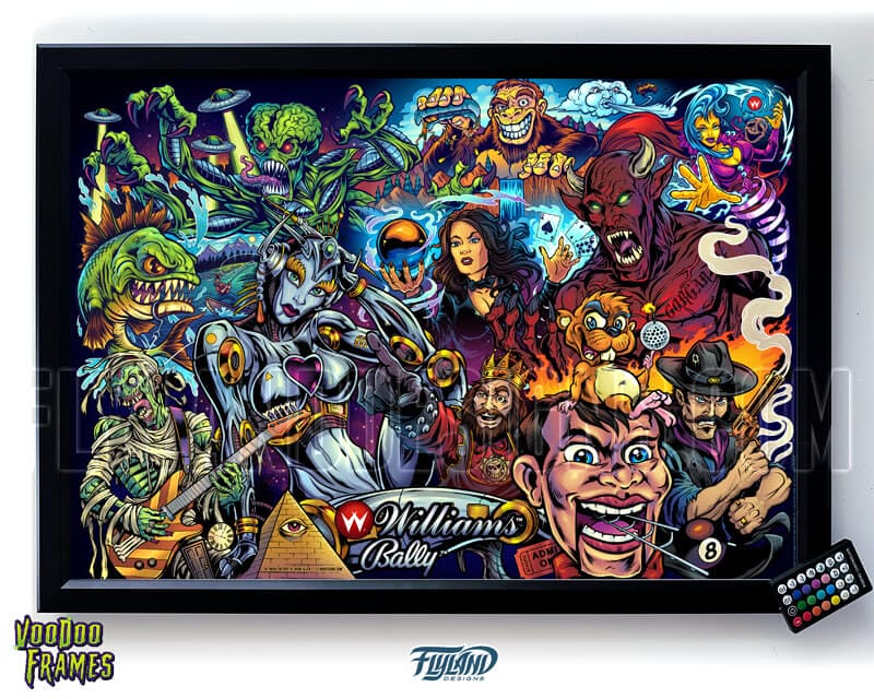 ティムバルマー　Tim Bulmer　版画　whacko! Williams-Mashup-Voodoo-Frames-