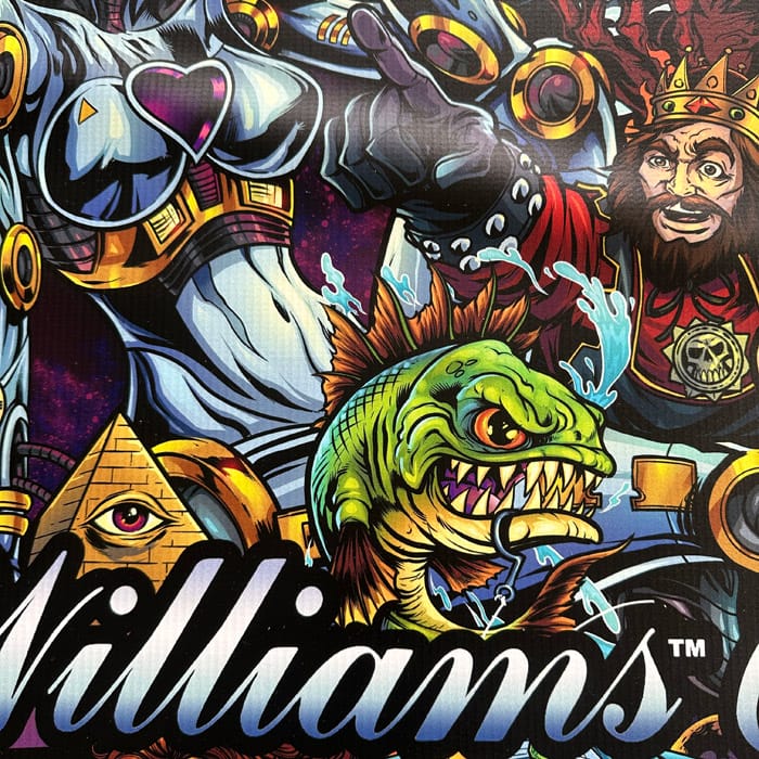 Williams Mash Up Vertical Vinyl Banner - Flyland Designs