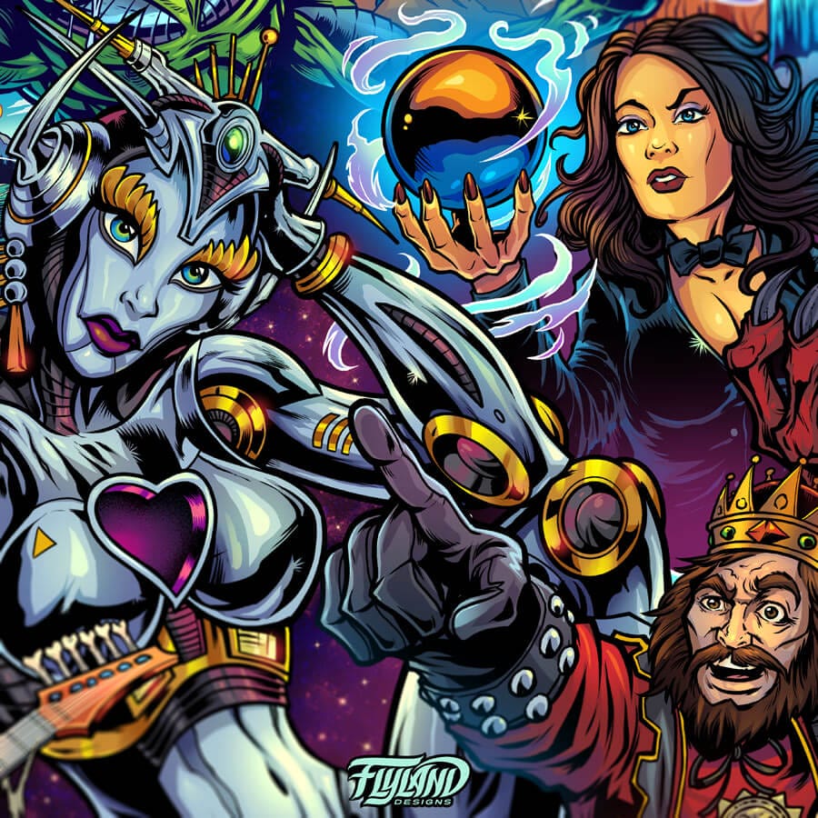 Williams Pinball Mashup Translite - Flyland Designs, Freelance