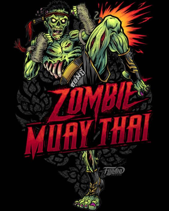 Zombie Muay Thai character