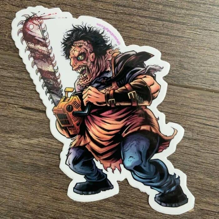 Leatherface Vinyl Sticker - Image 2