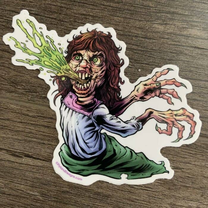 Exorcist Vinyl Sticker - Image 2