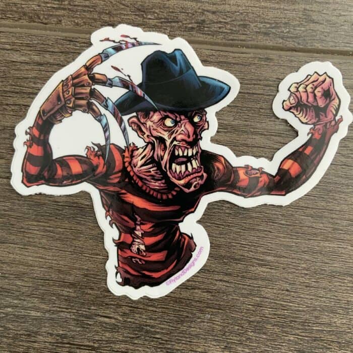 Freddy Vinyl Sticker - Image 2