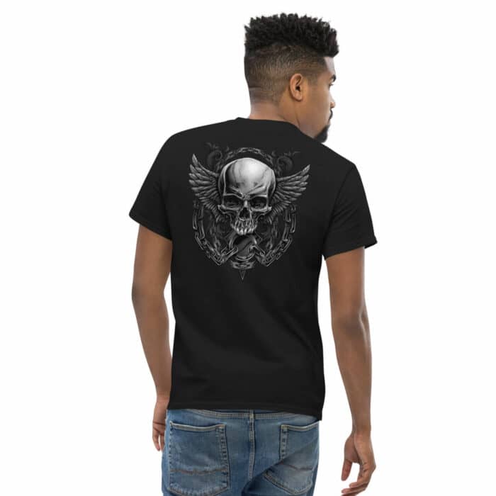 Skull with Wings Men's classic tee - Image 3