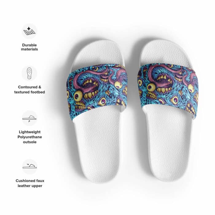 Eyeball and Teeth Men’s slides - Image 4