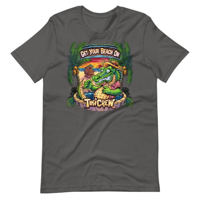 Gator on the Beach - Short-Sleeve Unisex T-Shirt - Image 5