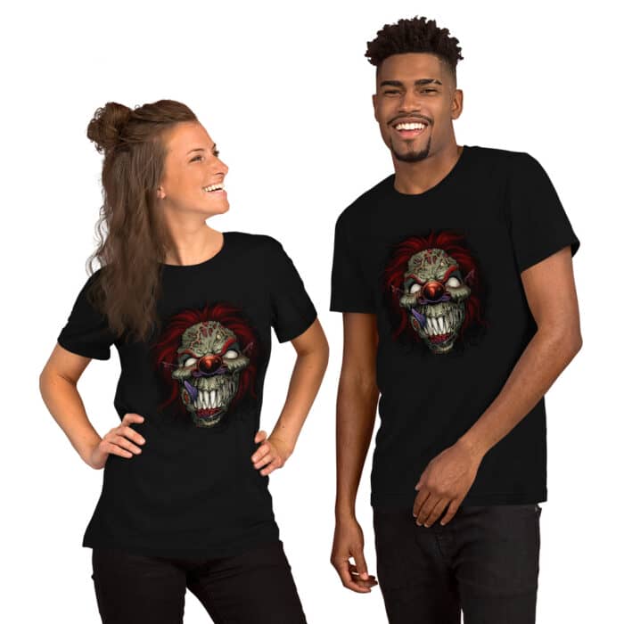 Evil Clown - Short-Sleeve Unisex T-Shirt - Image 2