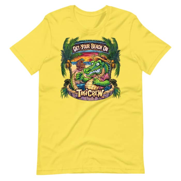 Gator on the Beach - Short-Sleeve Unisex T-Shirt - Image 6