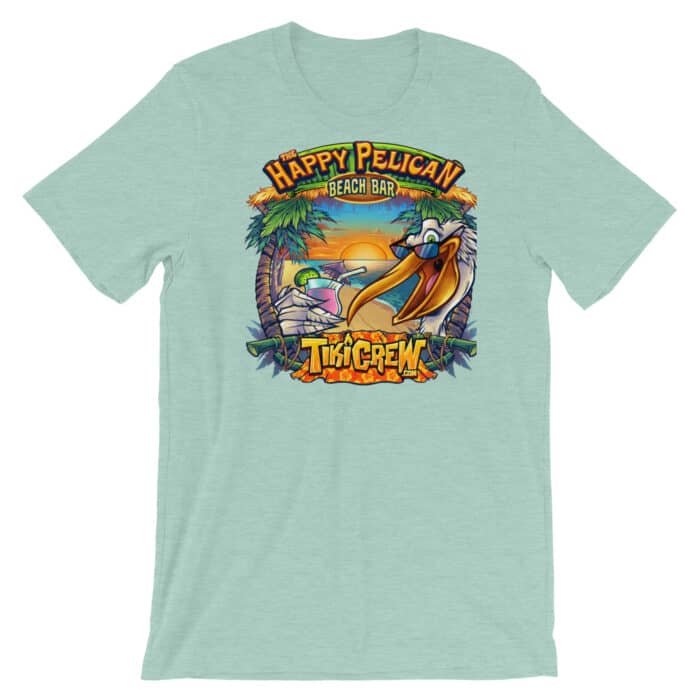 The Happy Pelican - Short-Sleeve Unisex T-Shirt - Image 9