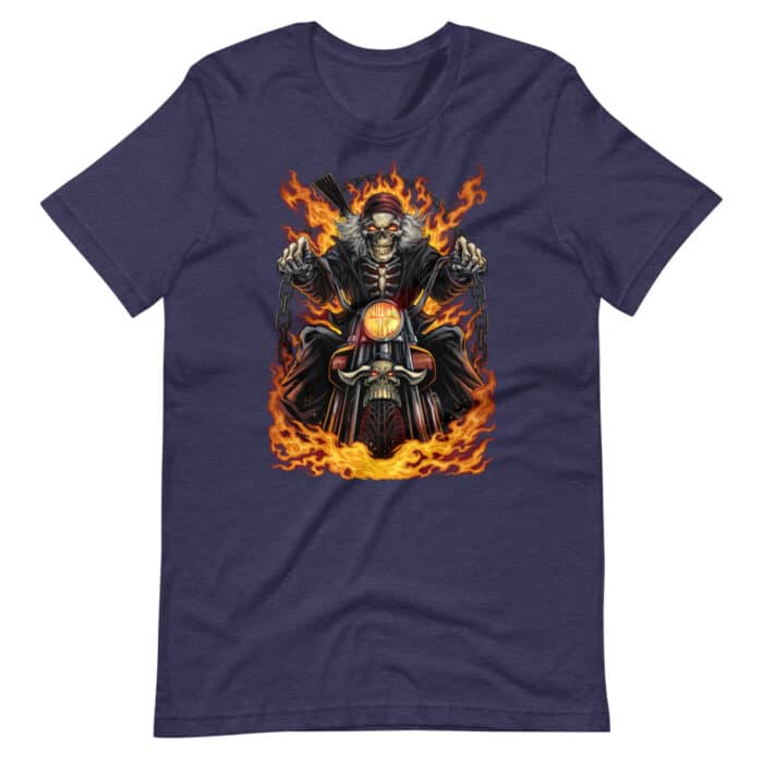 Skeleton Rider - Short-Sleeve Unisex T-Shirt - Image 4