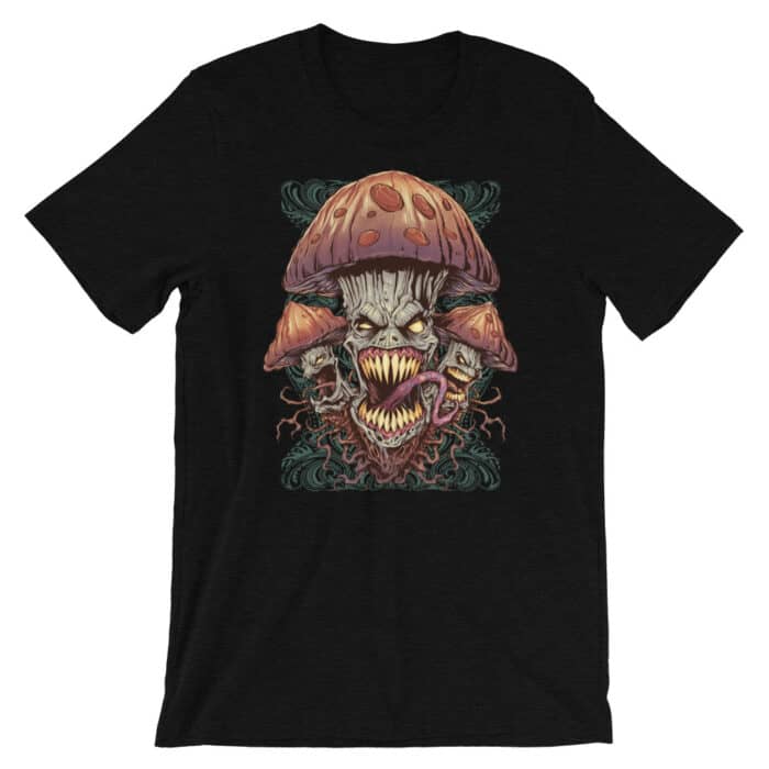 Evil Mushroom - Short-Sleeve Unisex T-Shirt - Image 3