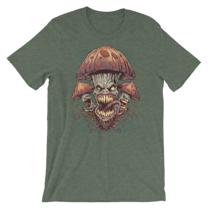 Evil Mushroom - Short-Sleeve Unisex T-Shirt - Image 4