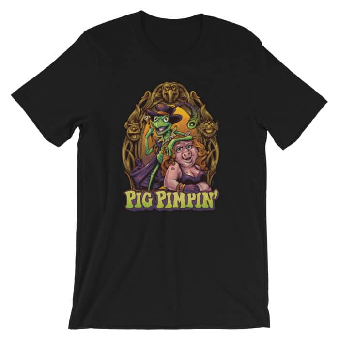 Pig Pimpn' Short-Sleeve Unisex T-Shirt - Image 2