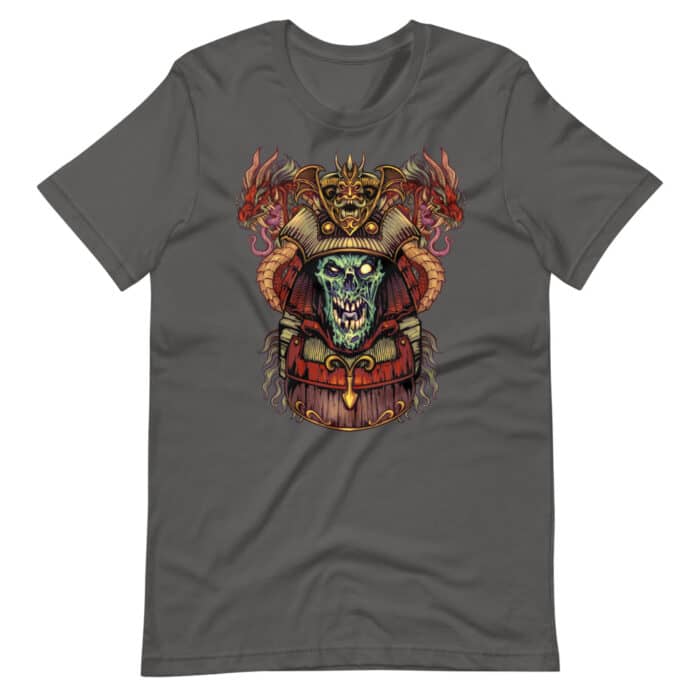 Zombie Samurai - Short-Sleeve Unisex T-Shirt - Image 5