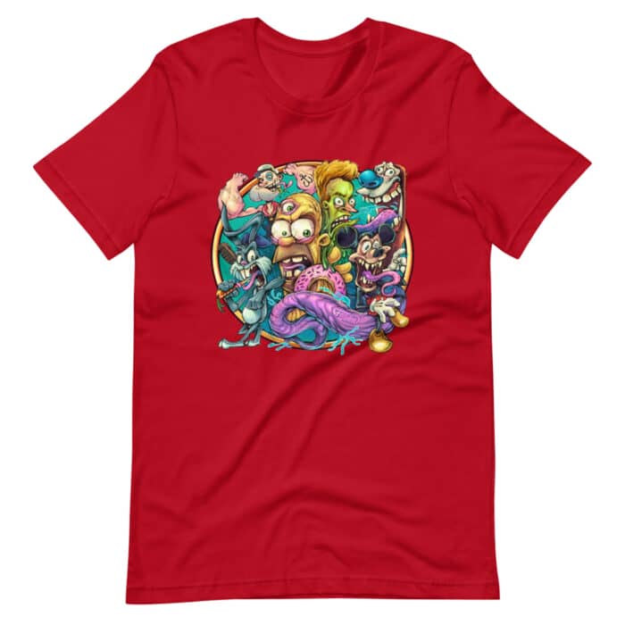 Cartoon Parody - Short-Sleeve Unisex T-Shirt - Image 8