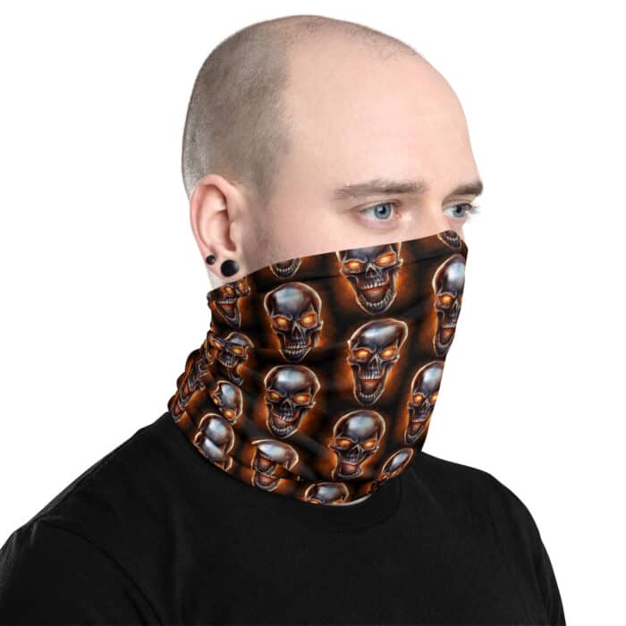 Metal Fire SkullNeck Gaiter - Image 2