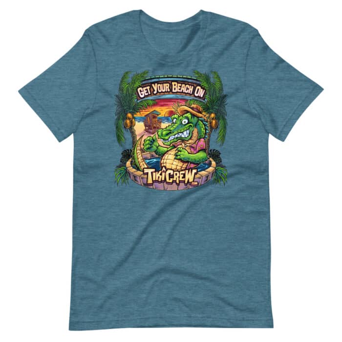 Gator on the Beach - Short-Sleeve Unisex T-Shirt